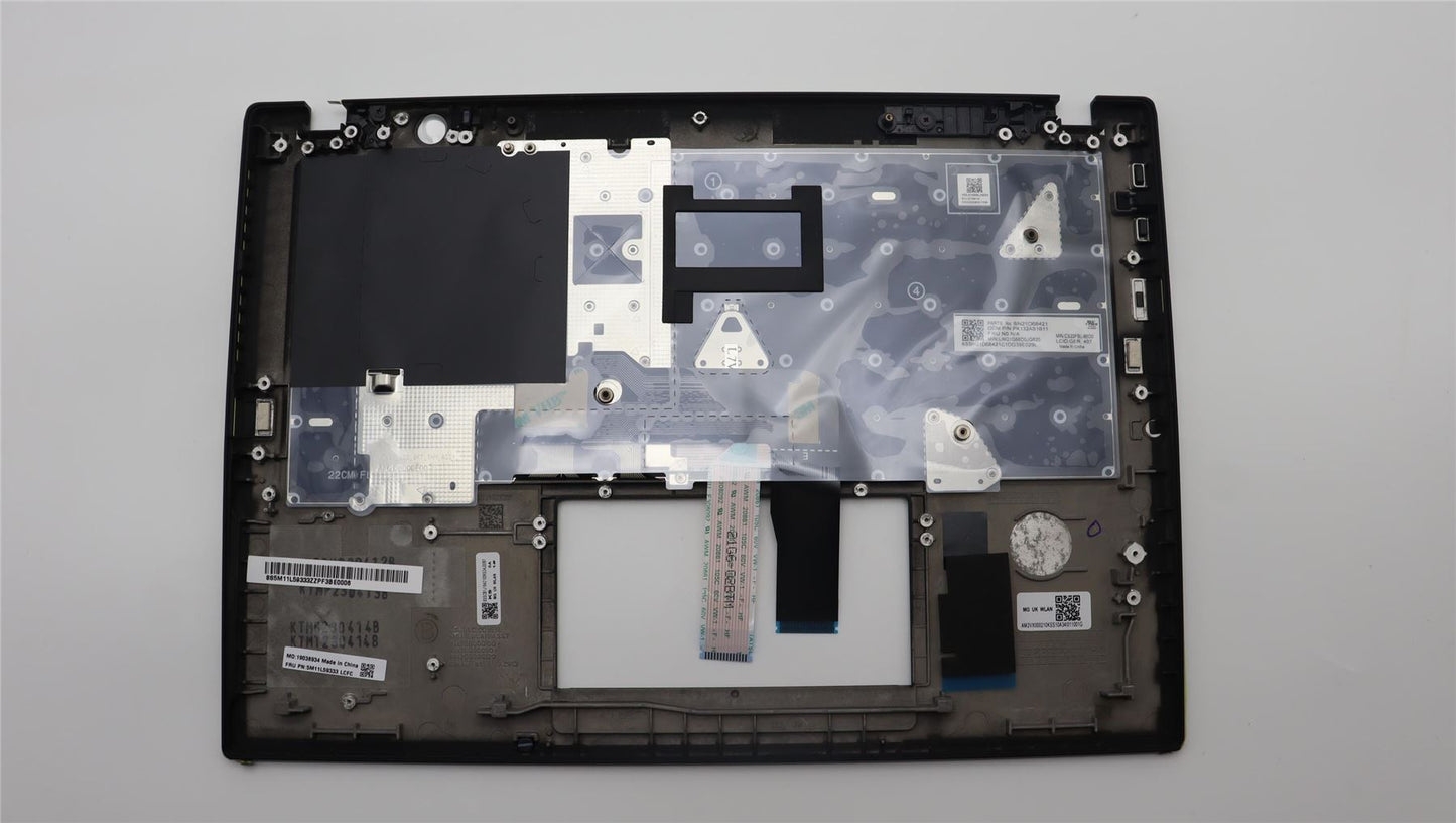 Lenovo ThinkPad T14s Gen 4 Keyboard Palmrest Top Cover German Black 5M11L59333