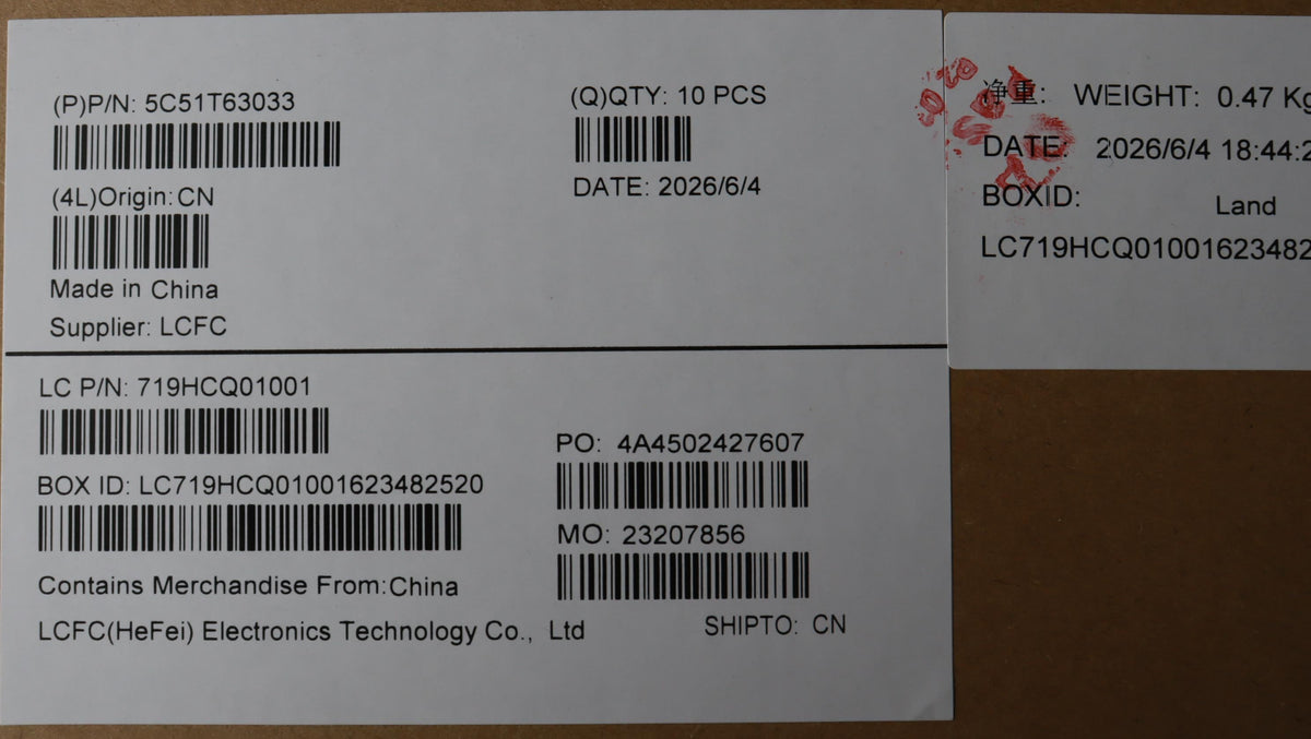 Lenovo CARDPOP FRU IO/B NSH761 NE063 NFP VP I/O Board 5C51T63033