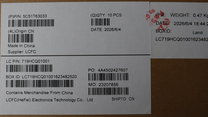 Lenovo CARDPOP FRU IO/B NSH761 NE063 NFP VP I/O Board 5C51T63033