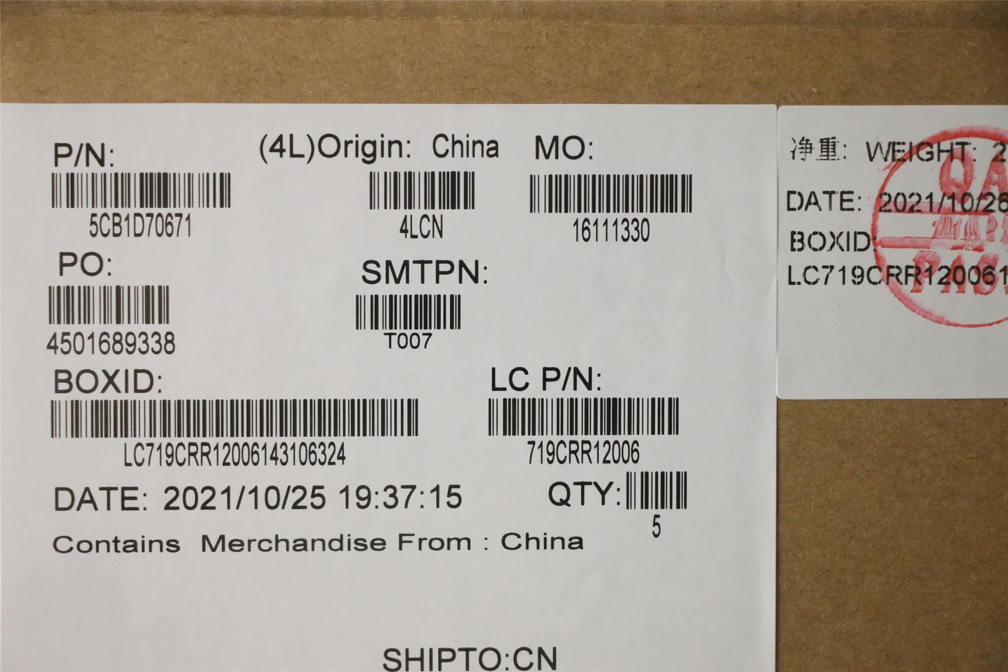 Lenovo COVER Upper Case ASM_ENG L82L0 CGY 5CB1D70671