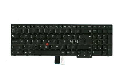 Genuine Lenovo ThinkPad E560 E565 Keyboard Nordic Black 01AV282