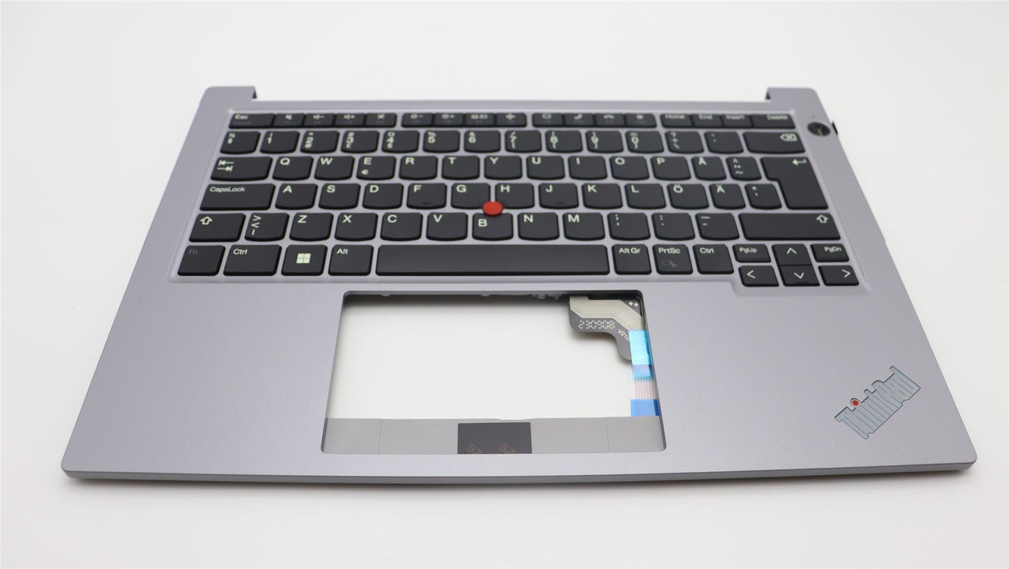 Lenovo ThinkPad E14 Gen 5 Keyboard Palmrest Top Cover Arctic Grey 5M11L92439