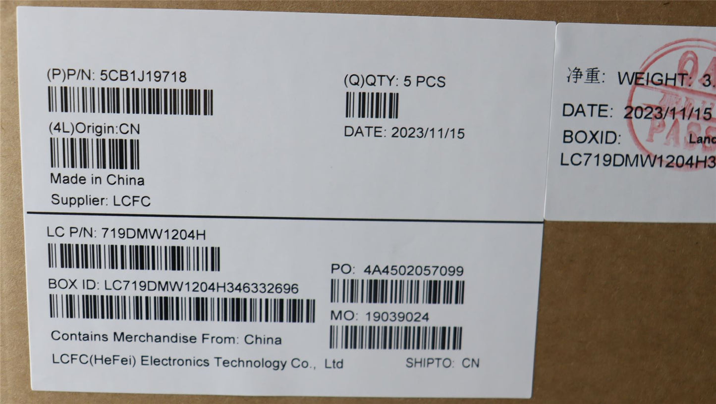Lenovo IdeaPad 1 15IGL7 Palmrest Cover Touchpad Keyboard US Europe 5CB1J19718