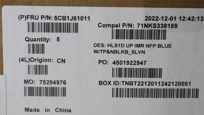 Lenovo IdeaPad 1 15AMN7 Palmrest Cover Touchpad Keyboard Slovenian 5CB1J61011