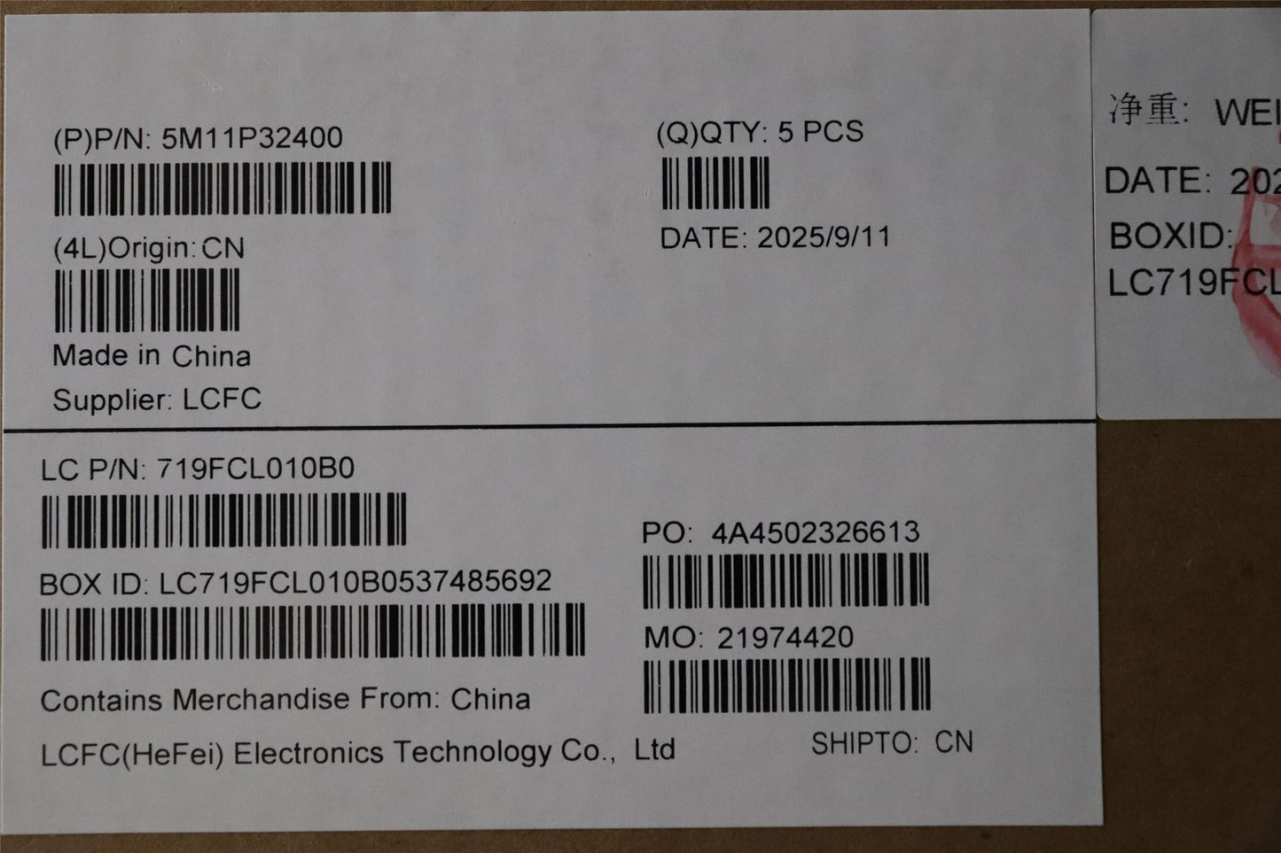 Lenovo MECH_ASM FRU POR BL (TRI) UK BK 5M11P32406