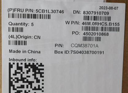 Lenovo Upper Case ASM_EURO ENG W82Y0 SBBL 5CB1L30746