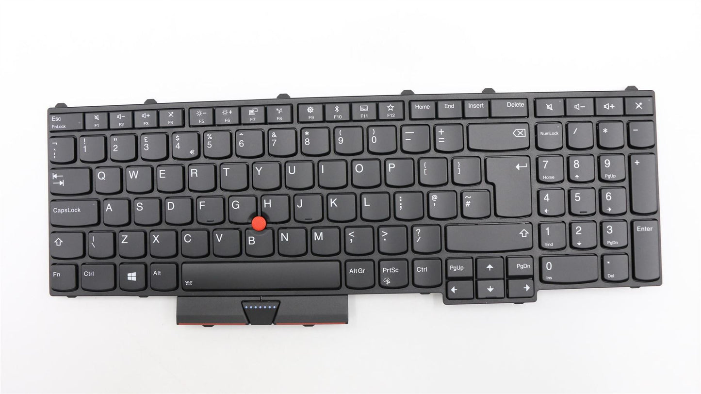 Lenovo ThinkPad P51 P71 Keyboard UK Black Backlit 01HW229