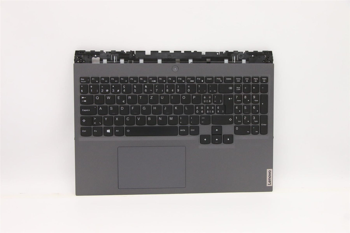 Lenovo 5 16ACH6H Palmrest Cover Touchpad Keyboard Switzerland Backlit 5CB1C14970