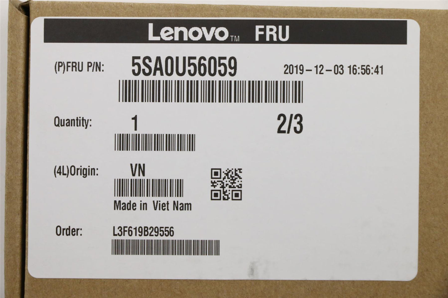 Lenovo ThinkStation P330 2nd Gen CPU Processor 5SA0U56059
