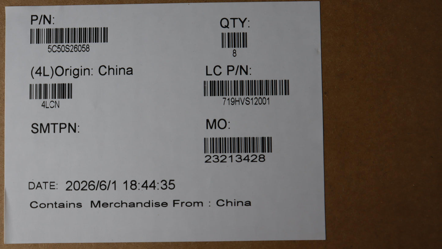 Lenovo CARDPOP L 83V9 I/O Board 5C50S26058