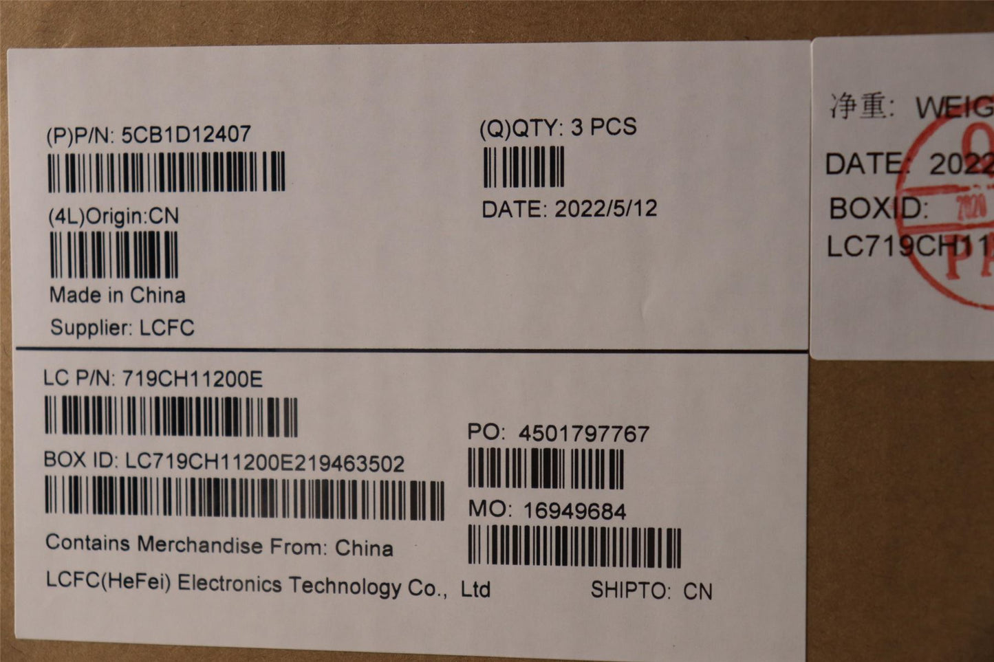 Lenovo Upper Case ASM_SPA L82N7 SG 5CB1D12407