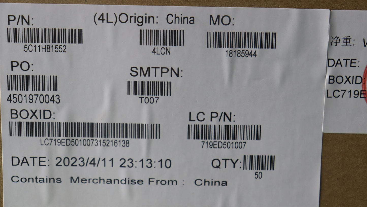 Lenovo FRU CABLE PEN CHARGER 5C11H81552