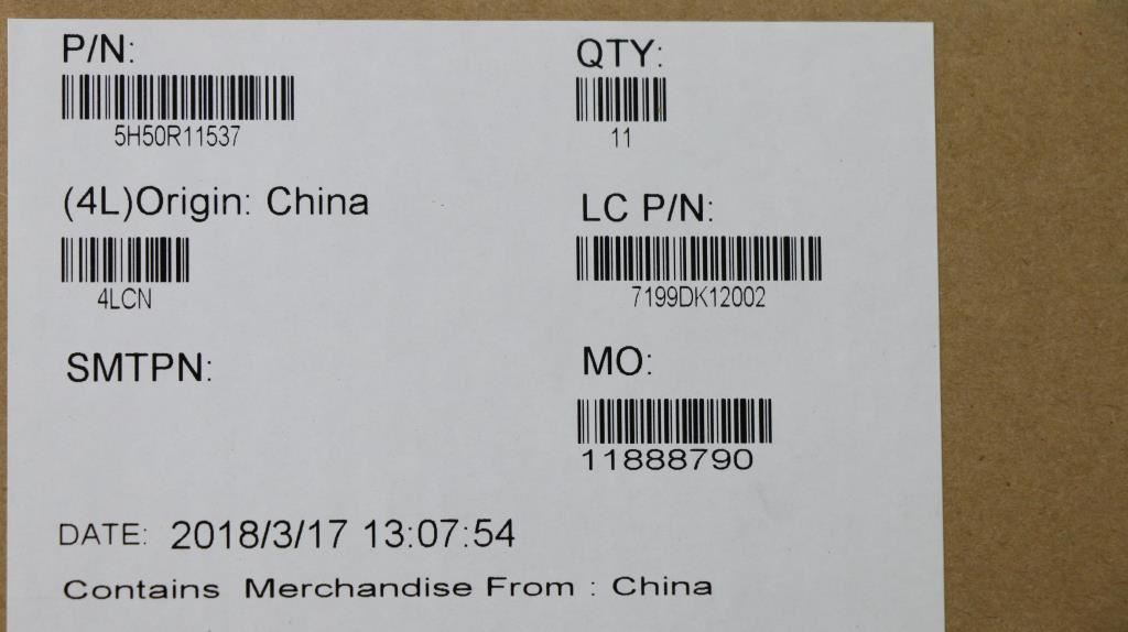 Lenovo Hinge L 81EU L+R for glass 5H50R11537