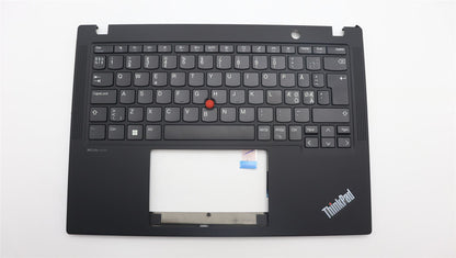 Lenovo ThinkPad X13 Gen 4 Keyboard Palmrest Top Cover Nordic Black 5M11H94316