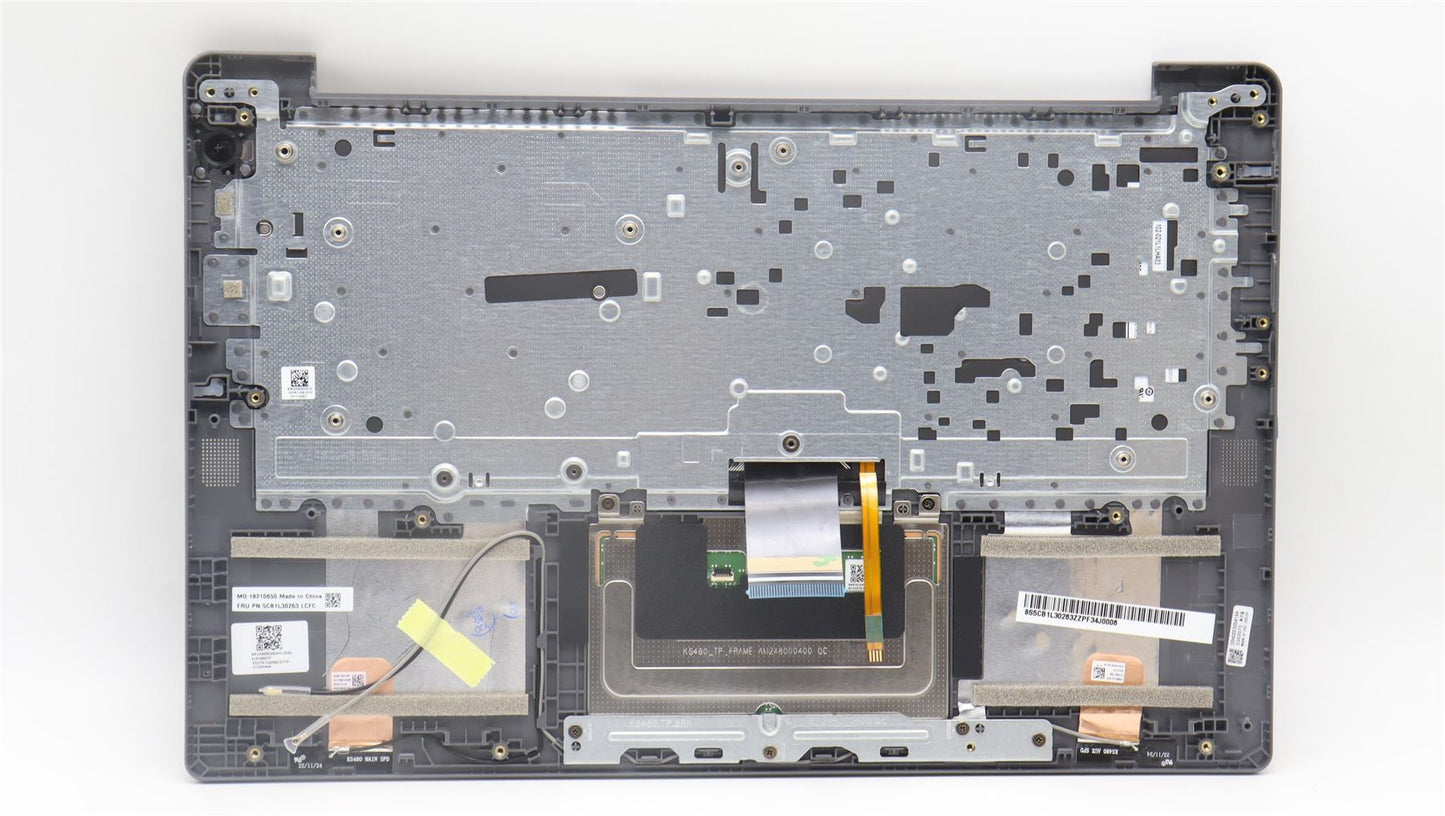 Lenovo IdeaPad 3 14AMN8 Palmrest Cover Touchpad Keyboard Hungarian 5CB1L30263