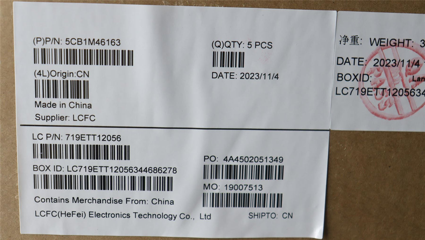 Lenovo COVER Upper Case ASM_SWS L 83ESNFPABNBL 5CB1M46163
