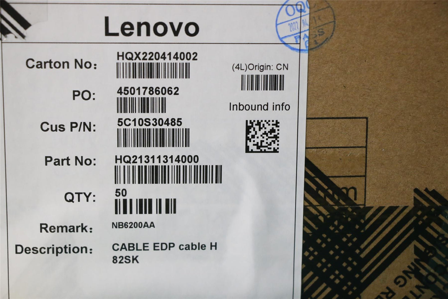 Lenovo Pro 16p NX ARH 5 Pro 16IAH7 Cable Lcd Screen Display LED 5C10S30485