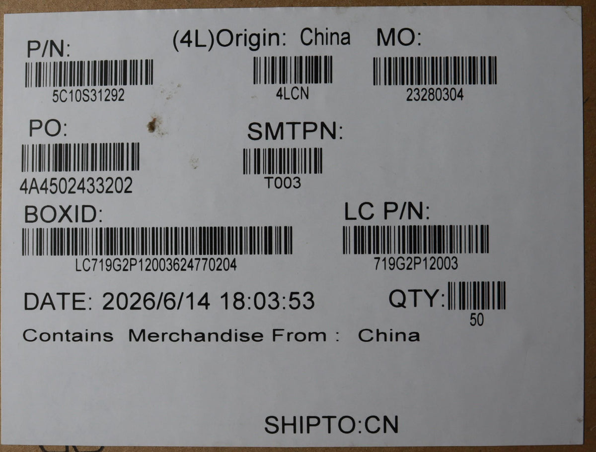 Lenovo L 83JM IO/B DIS MGE I/O Cable 5C10S31292