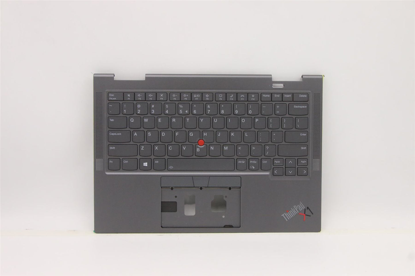 Lenovo Yoga X1 6th Keyboard Palmrest Top Cover US International Grey 5M11C40977