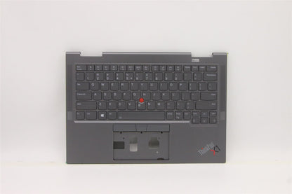 Lenovo Yoga X1 6th Keyboard Palmrest Top Cover US International Grey 5M11C40977