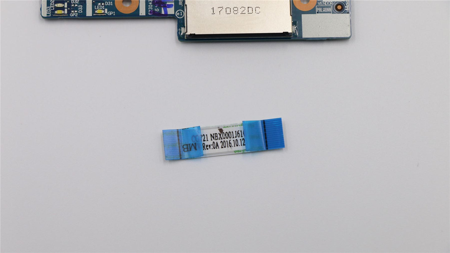Lenovo IdeaPad 110-17ACL SD Card Reader LED Board 5C50L72481