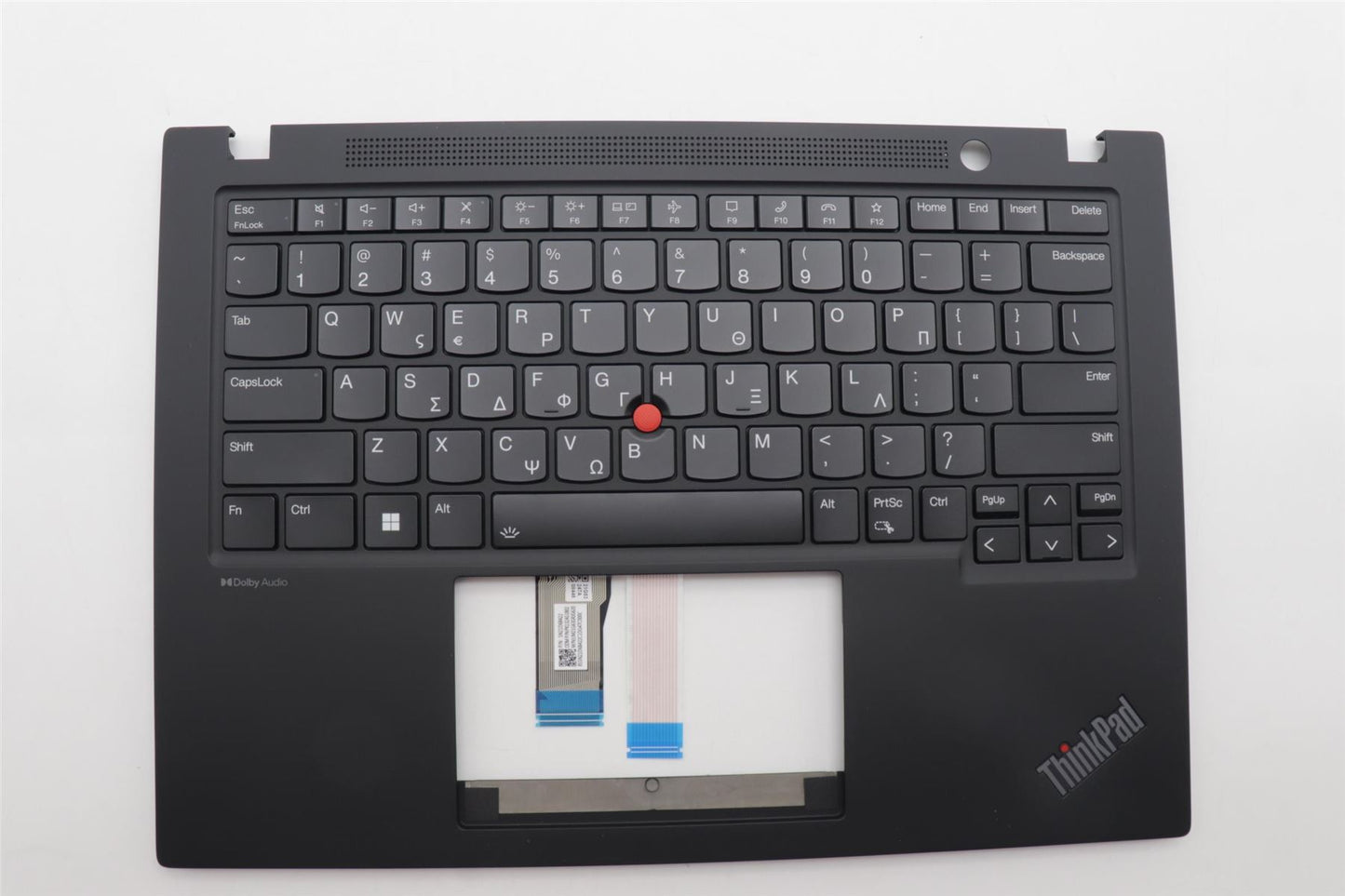 Lenovo ThinkPad T14s Gen 4 Keyboard Palmrest Top Cover Greek Black 5M11L59485
