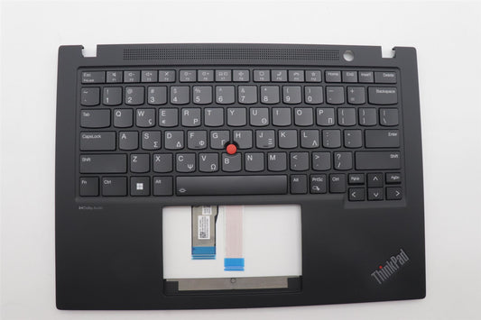 Lenovo ThinkPad T14s Gen 4 Keyboard Palmrest Top Cover Greek Black 5M11L59485