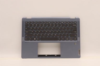 Lenovo IdeaPad 5 14IAU7 Palmrest Cover Keyboard US Blue 5CB1H80035
