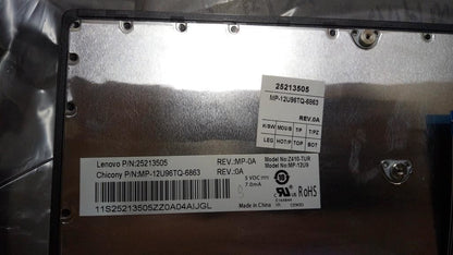 Lenovo T5E1-CCY-TUR-BlackKeySilverF-KBD Turkish Keyboard 25213505