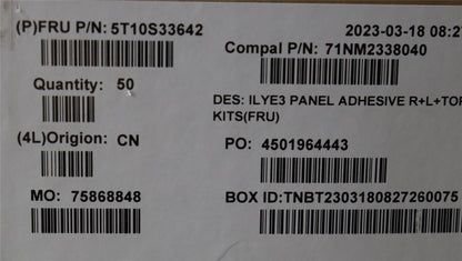 Lenovo 5T10S33642 TAPE Removable Tape R+L+Top C 82YA
