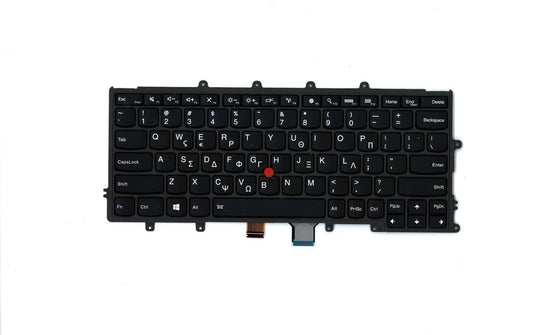 Genuine Lenovo ThinkPad X260 Laptop Keyboard Greek Black Backlit 01AV513