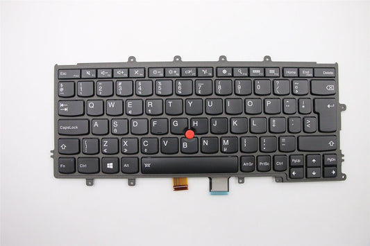 Genuine Lenovo ThinkPad X240 X250 Keyboard Dutch Grey Backlit 04X0196