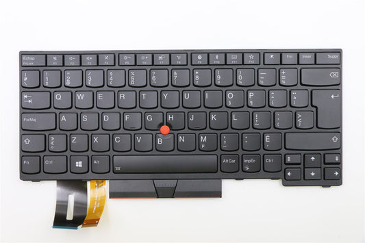 Lenovo ThinkPad T480s T490 L480 L380 L390 L490 T495 P43s Clavier Noir 01YP522