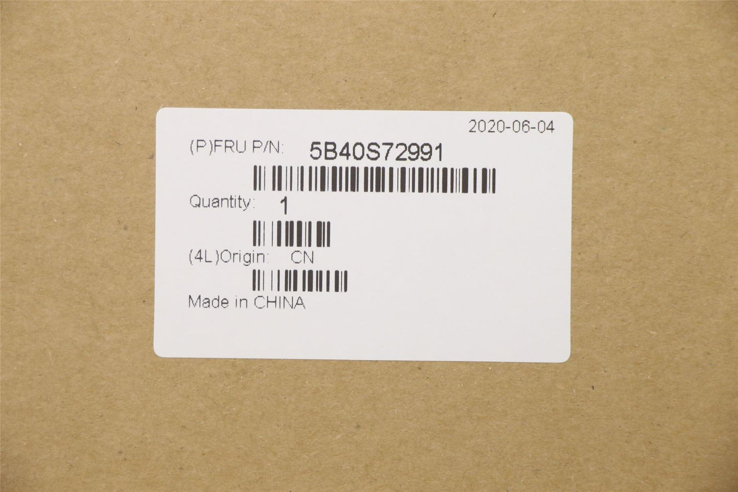 Lenovo FRU BRACKET_IO_BRACKET_ASSY 5B40S72991