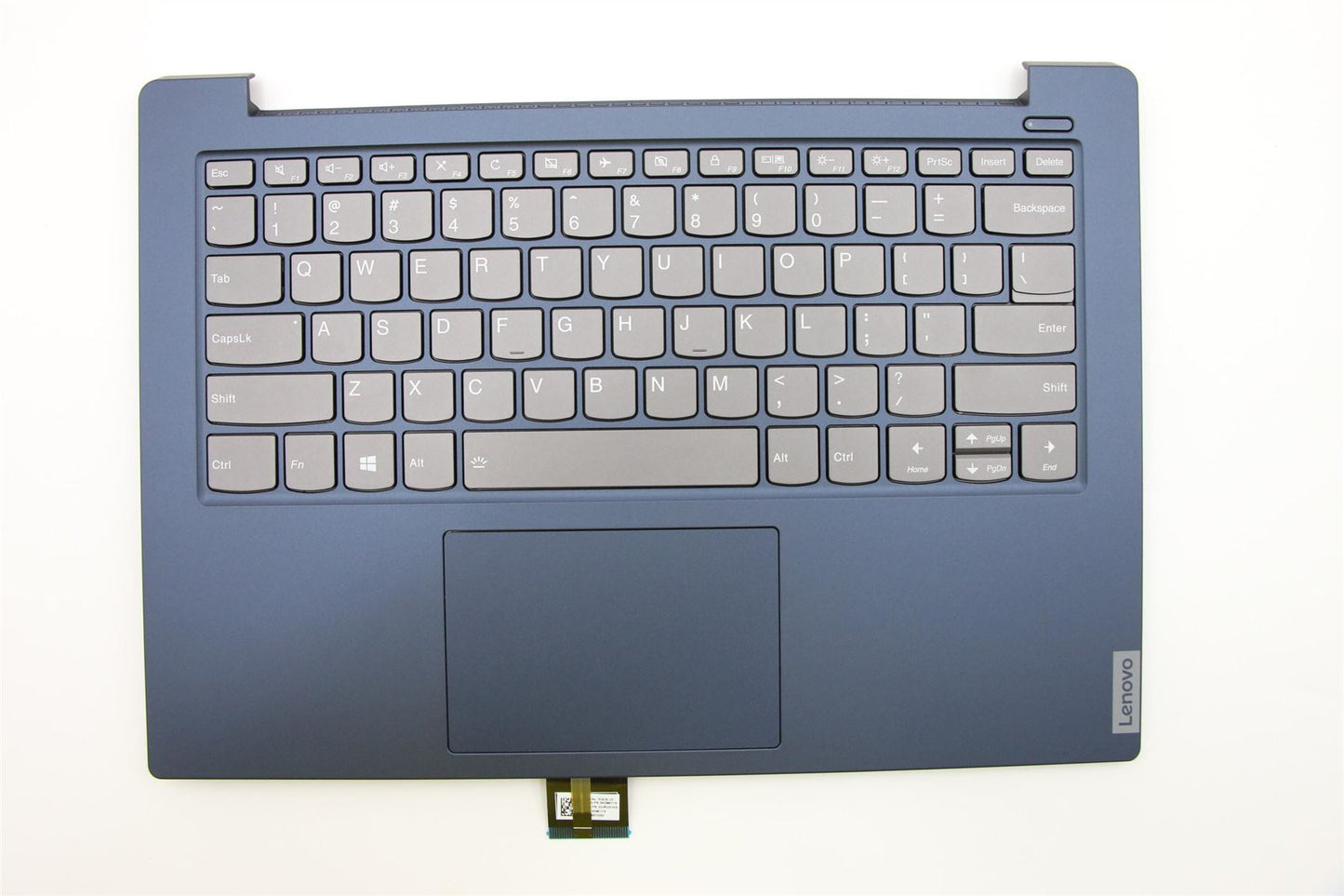 Lenovo IdeaPad S340-14IWL Palmrest Cover Touchpad Keyboard US Blue 5CB0S18588