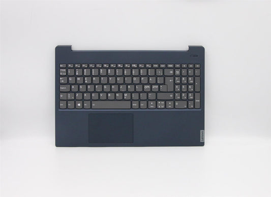 Lenovo IdeaPad S340-15IIL Keyboard Palmrest Top Cover Norwegian Black 5CB0S18803