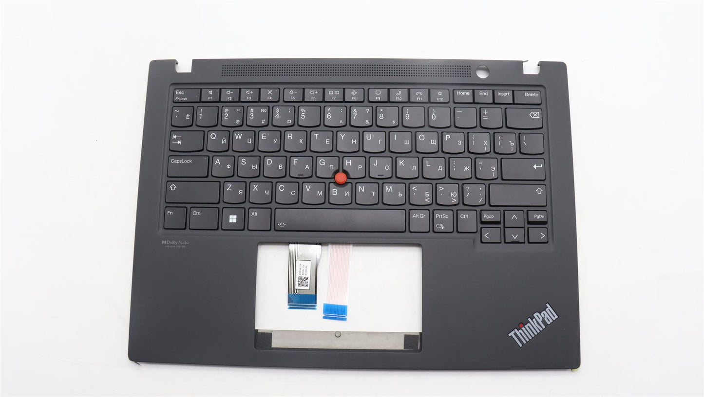 Lenovo ThinkPad T14s Gen 3 Keyboard Palmrest Top Cover Russian Black 5M11H27730