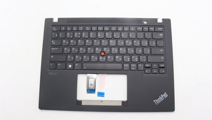 Lenovo ThinkPad T14s Gen 3 Keyboard Palmrest Top Cover Russian Black 5M11H27730