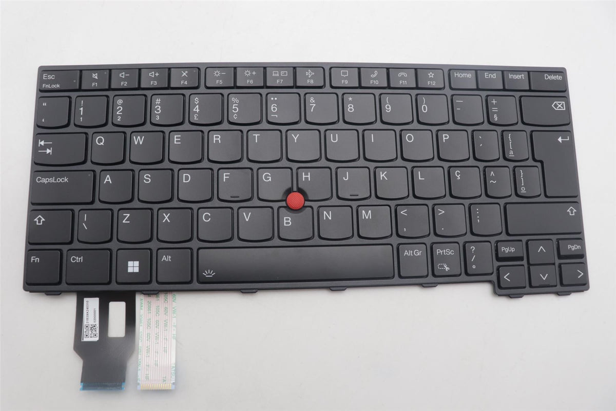 Lenovo NB_KYB CS22 FL TOP,BK-BL,TRI,BRL Brazilian Portuguese Keyboard 5N21D68238