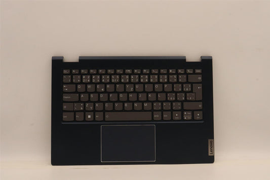 Lenovo Yoga 14s G2 IAP Palmrest Cover Touchpad Keyboard Abyss Blue 5CB1J10064