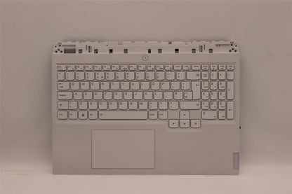 Lenovo 5 16IAH7H Palmrest Cover Touchpad Keyboard UK Blue Backlit 5CB1F38580