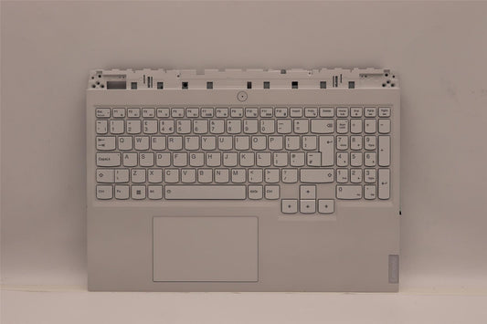 Lenovo 5 16IAH7H Palmrest Cover Touchpad Keyboard UK Blue Backlit 5CB1F38580