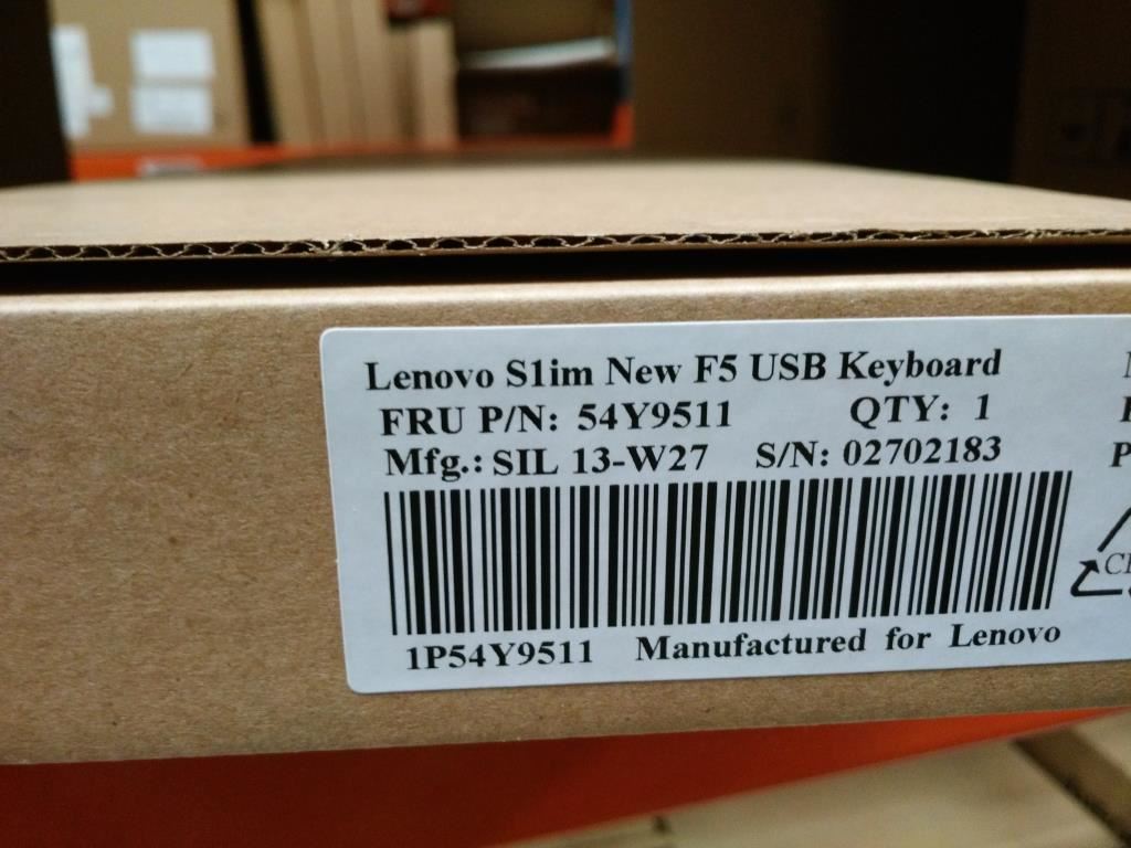 Genuine Lenovo 54Y9511 KEYBOARD Edge KB New F5,USB,JP(Eco)