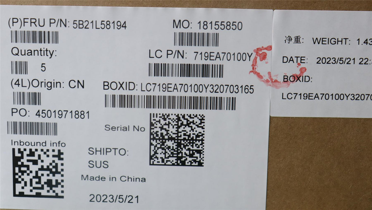 Lenovo ThinkPad T14 Gen 4 T16 Gen 2 Motherboard Mainboard 5B21L58194