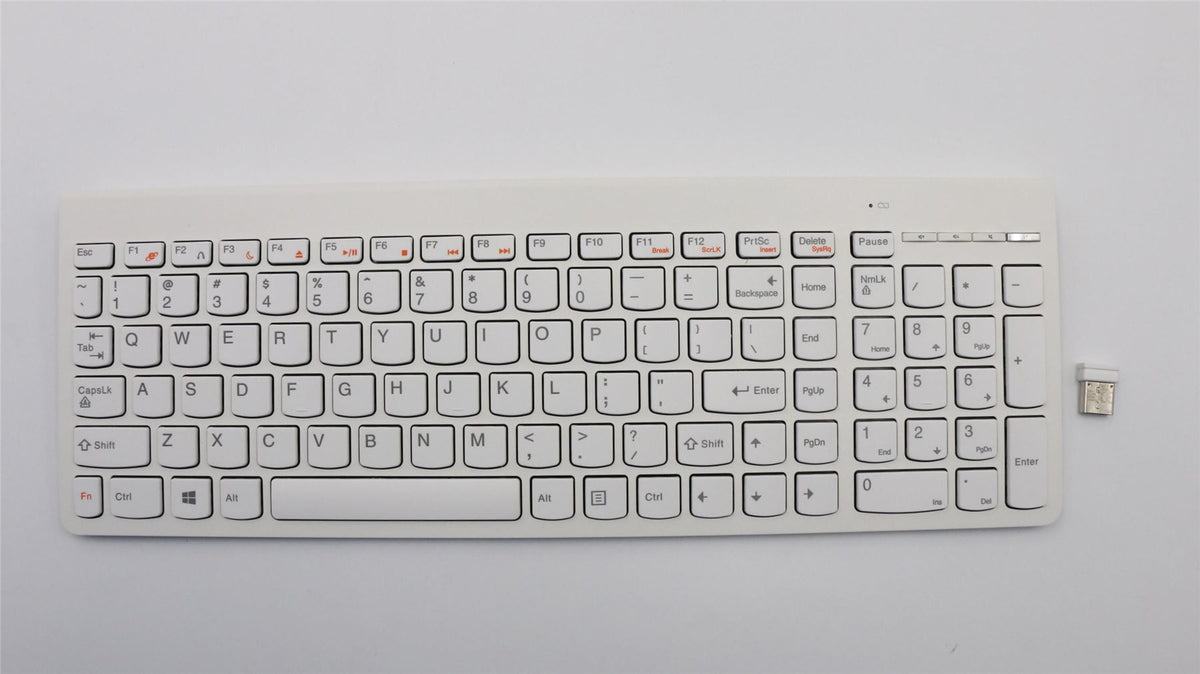 Lenovo Liteon SK-8861(US) 2.4G KB-White8 US English Keyboard 25210987