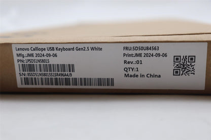 Lenovo DT_KYB Calliope USB G2.5 WT_CZ-SL 5D50U84563