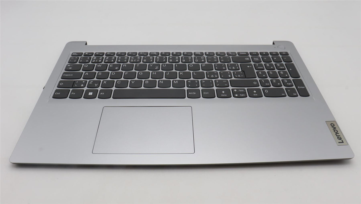 Lenovo IdeaPad 1 15IAU7 Palmrest Cover Touchpad Keyboard Cloud Grey 5CB1H92083