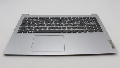 Lenovo IdeaPad 1 15IAU7 Palmrest Cover Touchpad Keyboard Cloud Grey 5CB1H92083