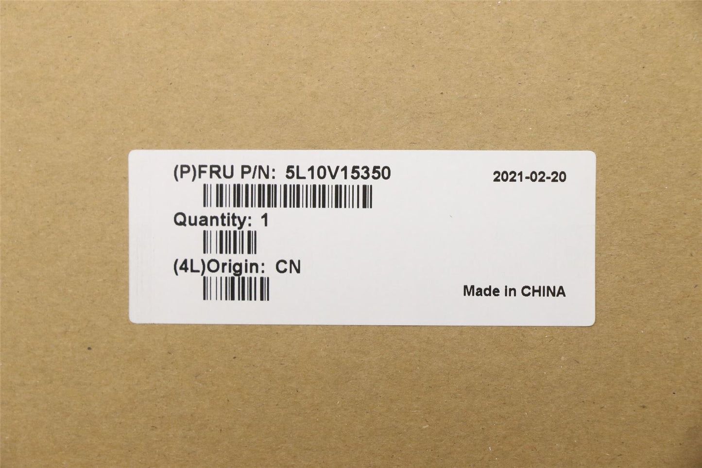 Lenovo LABEL FRU Label kit 5L10V15350