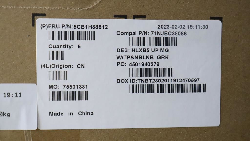 Lenovo Upper Case ASM_GRE C21DL MGNBL 5CB1H88812